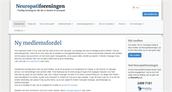 Desktop Screenshot of neuropati.dk